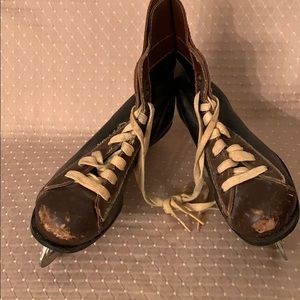 Vintage NHF officially approved Skates